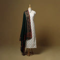 Pochampally ikat cotton 2pc unstitched dress material