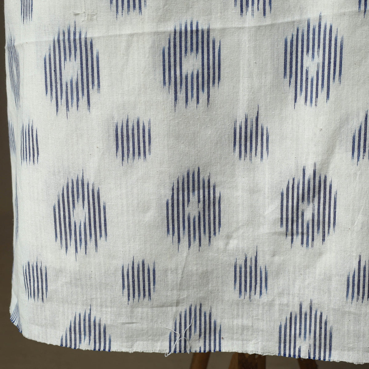 Pochampally ikat cotton 2pc unstitched dress material kurta