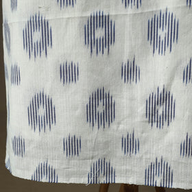 Pochampally ikat cotton 2pc unstitched dress material kurta