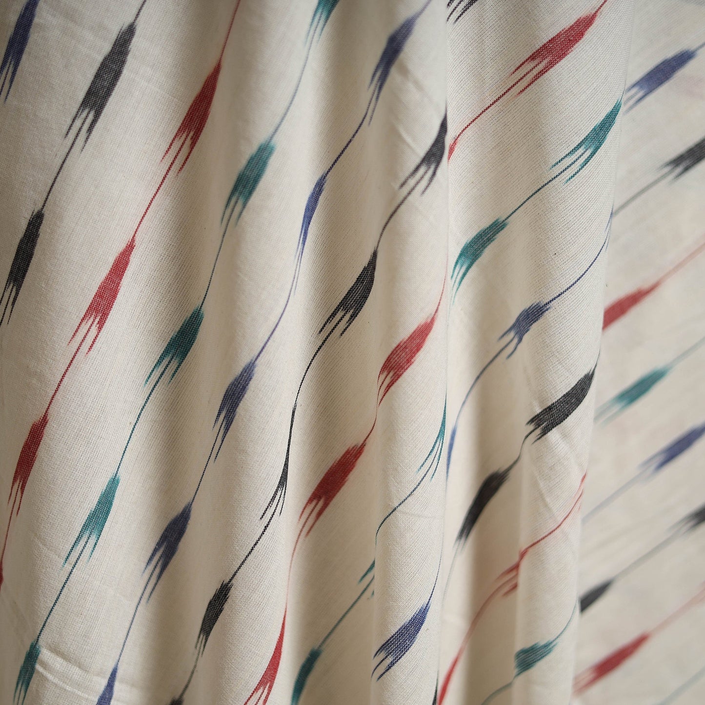 Pochampally ikat cotton fabric 14 - handcrafted