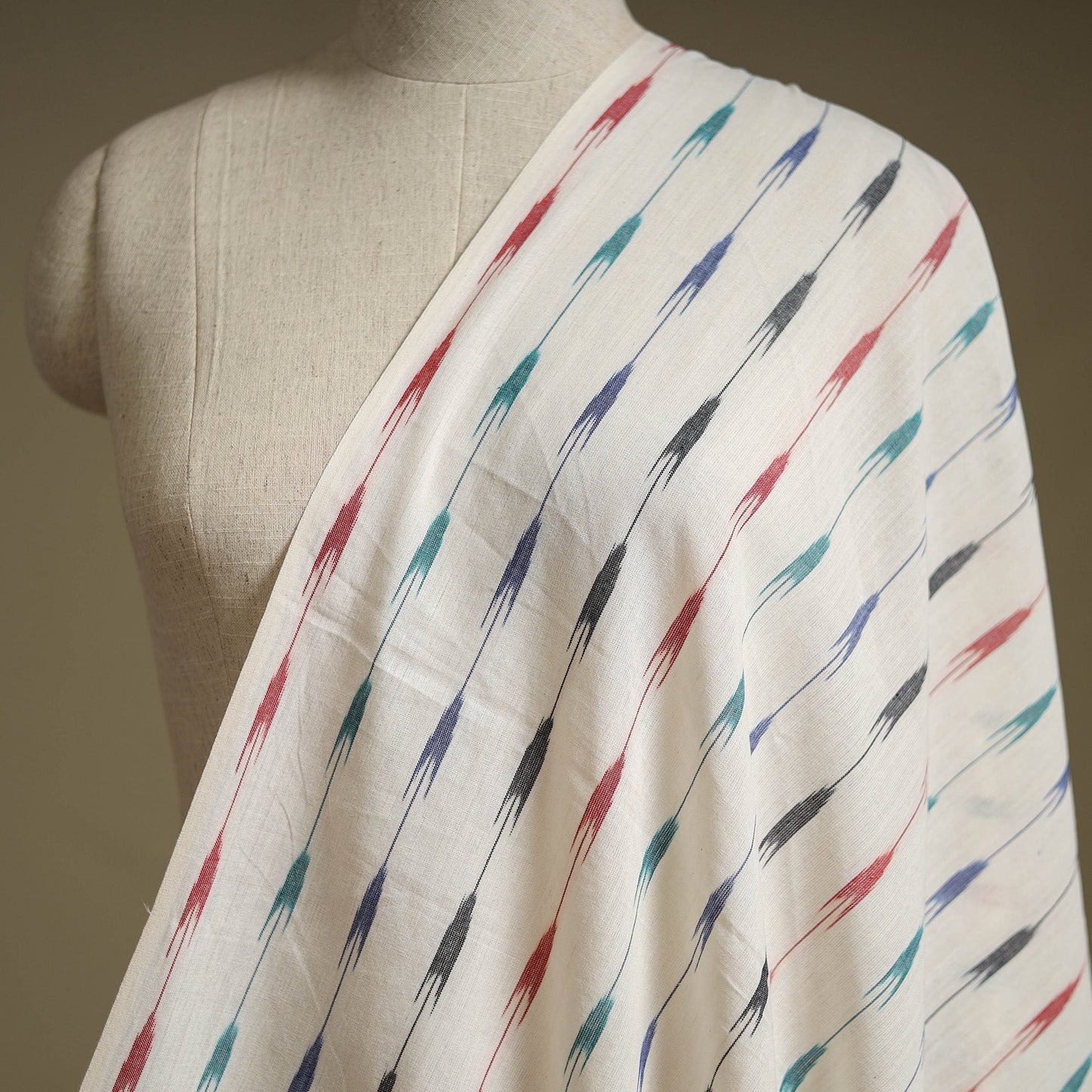 Pochampally ikat cotton fabric 14 - handcrafted