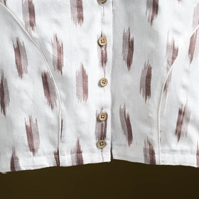 Pochampally ikat cotton readymade blouse 02 - handcrafted