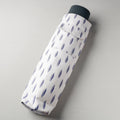 White Pochampally Ikat Cotton Yoga Mat Bag 