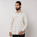 Buy Pochampally Ikat Pure Cotton Men Full Sleeve Shirt Online l iTokri.com