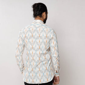 Buy Pochampally Ikat Pure Cotton Men Full Sleeve Shirt Online l iTokri.com