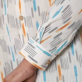 Buy Pochampally Ikat Pure Cotton Men Full Sleeve Shirt Online l iTokri.com