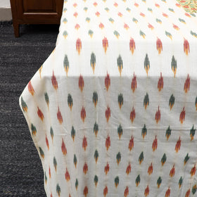 Pochampally Ikat with Sanganeri Patch Cotton Bedsheet Set