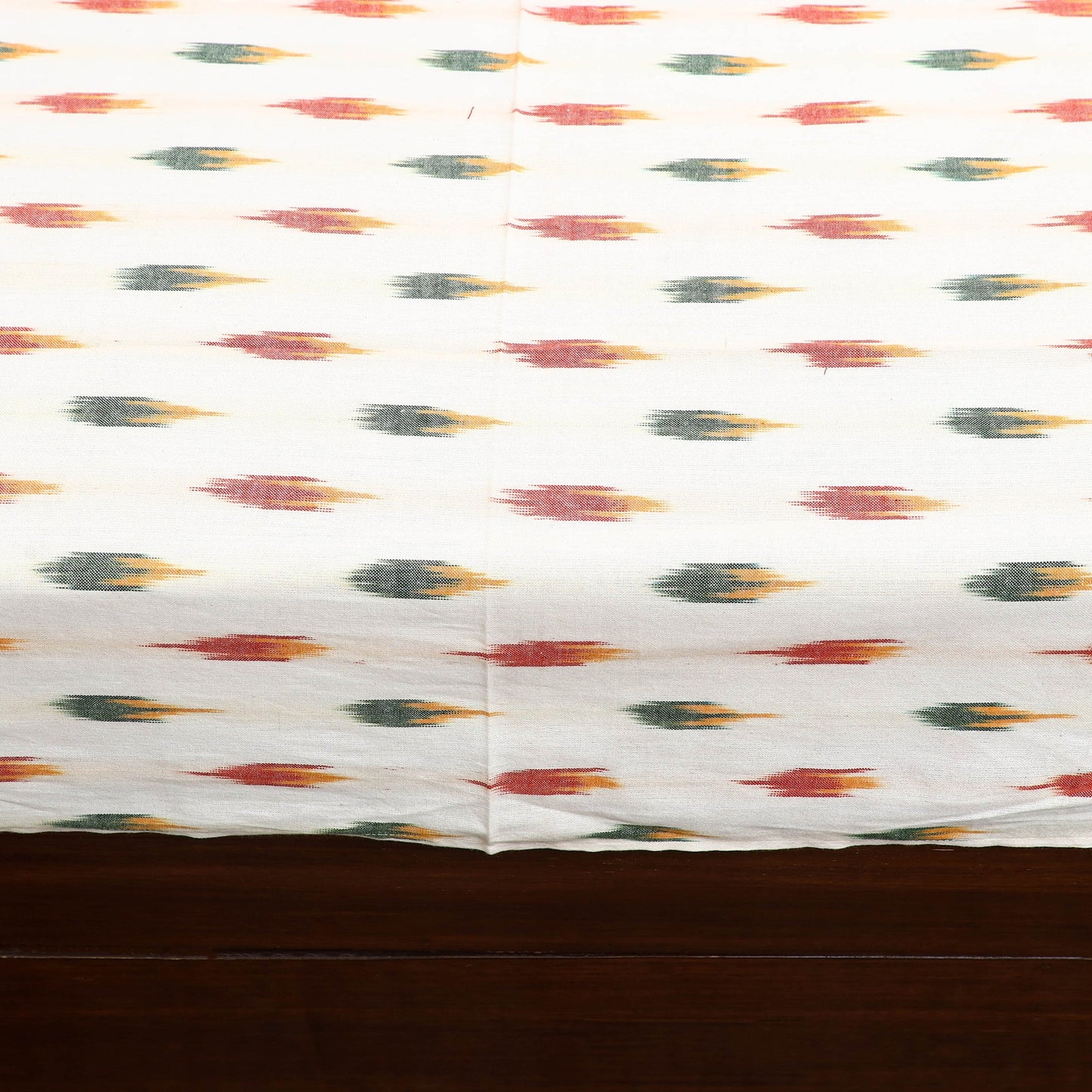 Pochampally Ikat with Sanganeri Patch Cotton Bedsheet Set