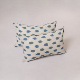 Pochampally ikat weave pillow cover (set of 2) 13