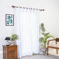Buy Pochampally Ikat Weave Pure Cotton Fabric Door Curtain Online at iTokri.com