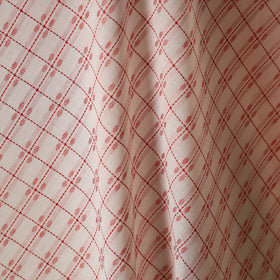 White - prewashed cotton jacquard fabric 34 - handcrafted