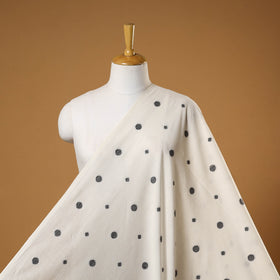 White - prewashed cotton jacquard weave fabric 28