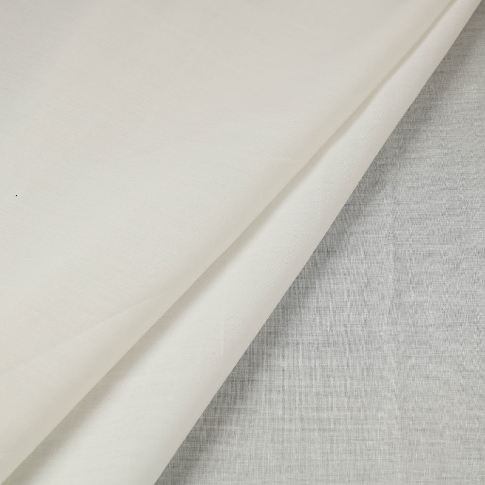  White Prewashed Plain Cotton Fabric