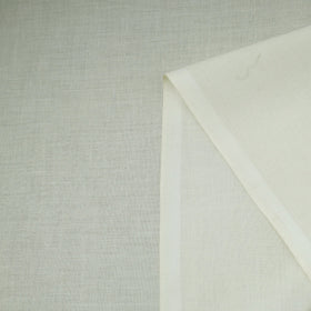 White Prewashed Cotton Plain Fabric