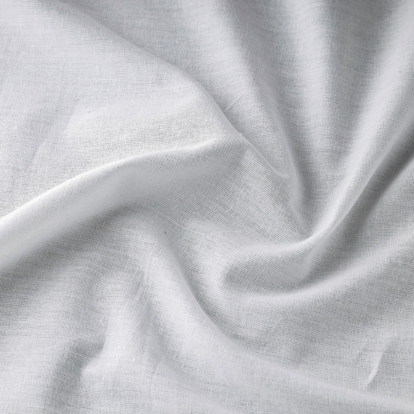 Buy White Prewashed Flex Cotton Plain Fabric