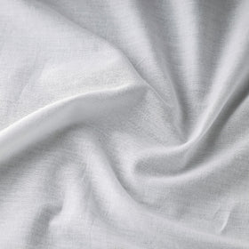 Buy White Prewashed Flex Cotton Plain Fabric