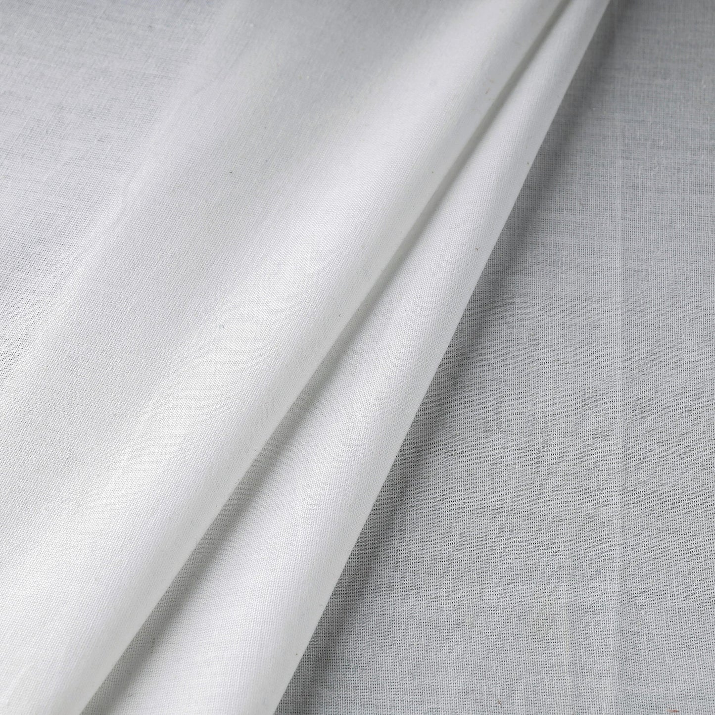 Buy White Prewashed Flex Cotton Plain Fabric