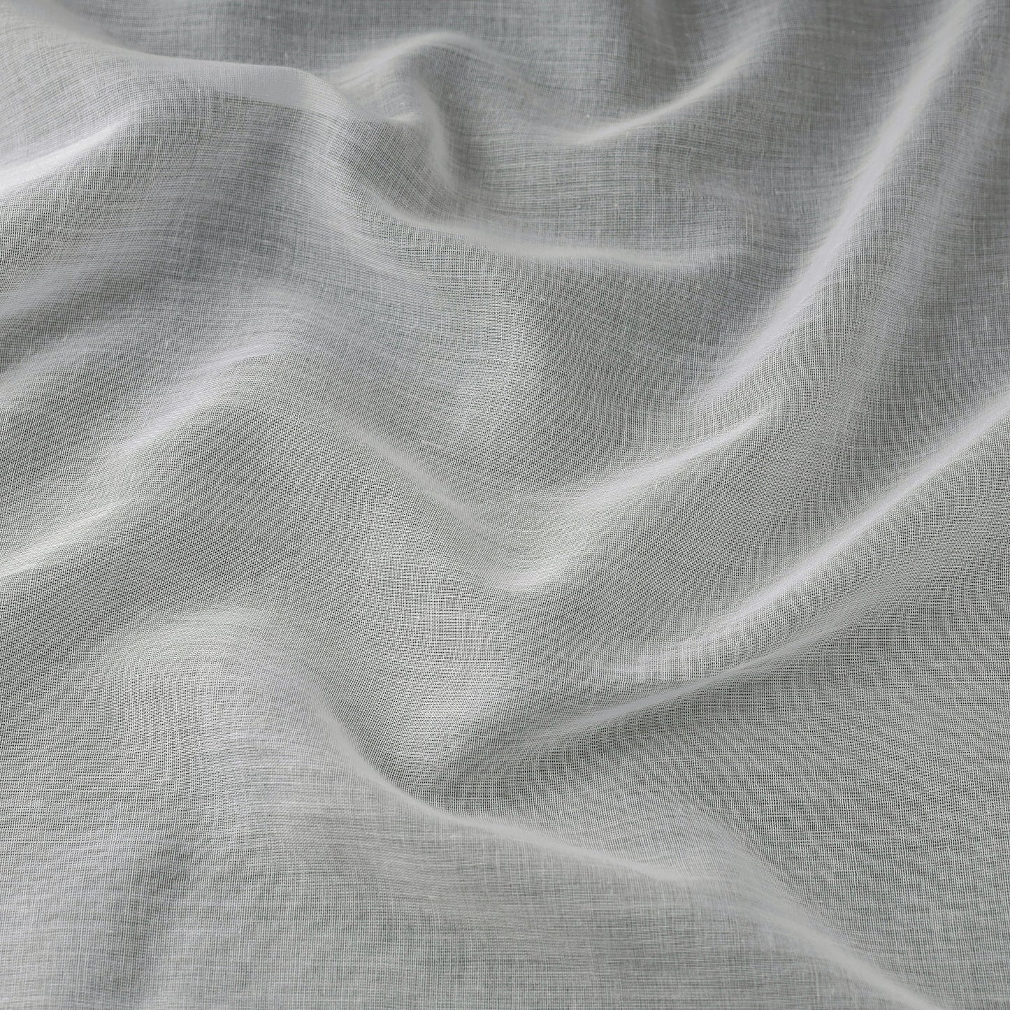 White Prewashed Mul Cotton Plain Fabric