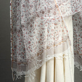  Block Printed Kota Doria Cotton Sanganeri Dupatta