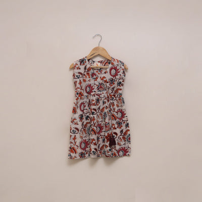 Pure cotton baby girls sanganeri angrakha dress (1-2 years)