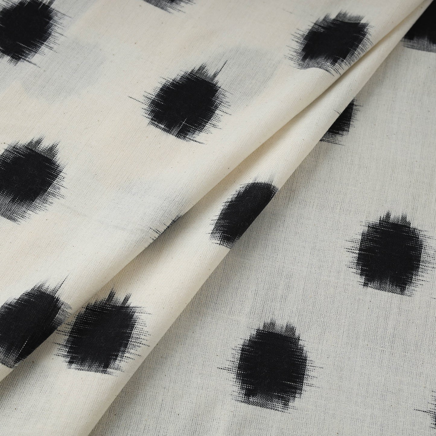 Pure cotton handloom pochampally double ikat fabric 05