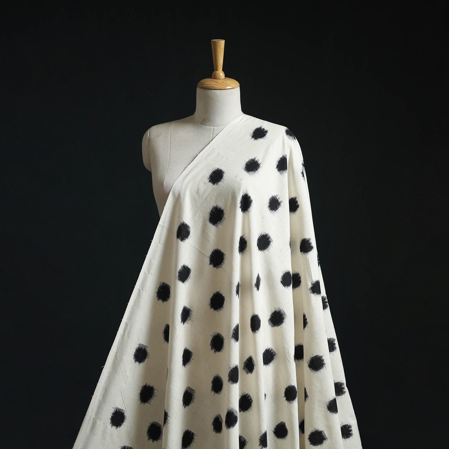 Pure cotton handloom pochampally double ikat fabric 05