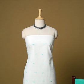 Pure cotton jacquard 3pc unstitched dress material 03