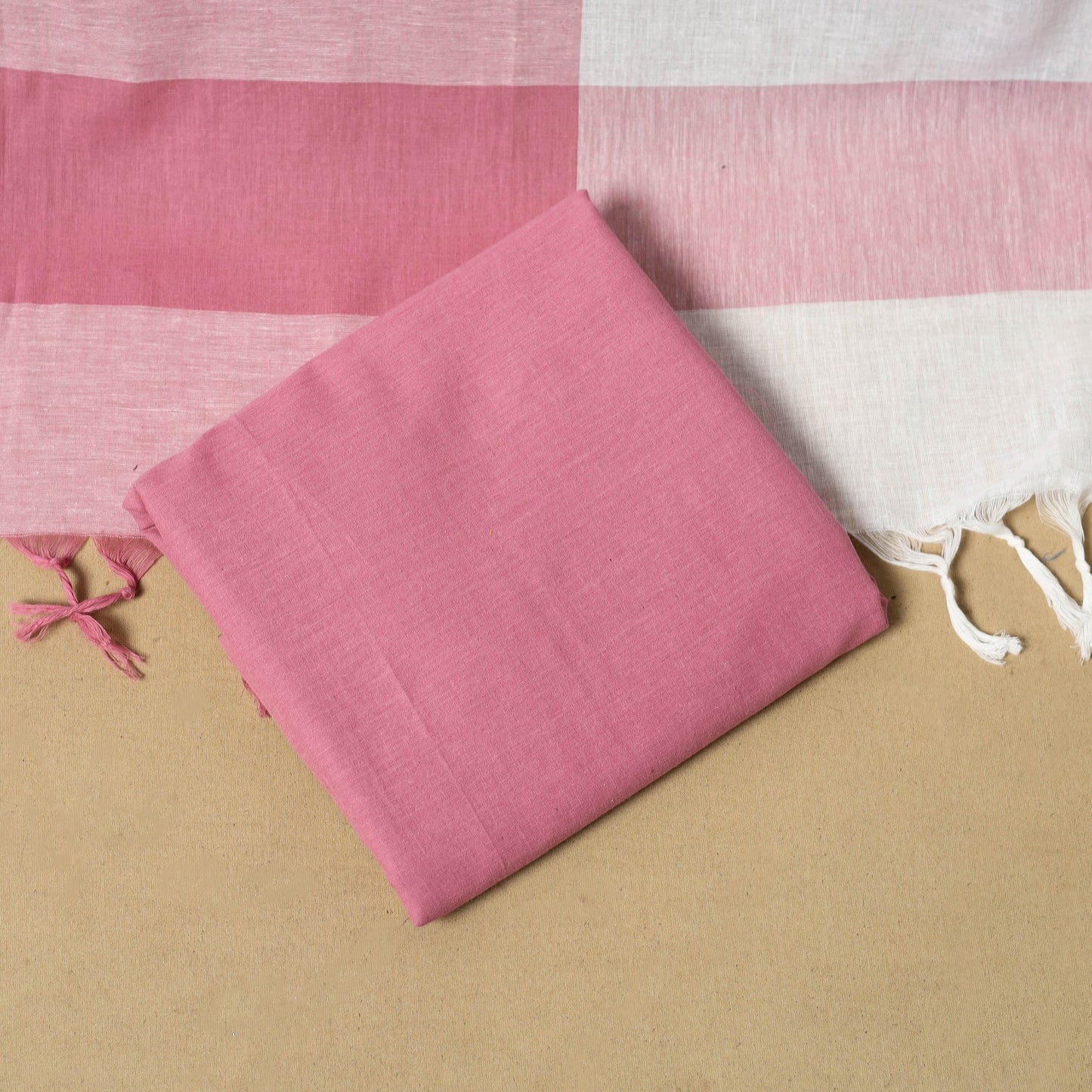 Pure cotton jacquard 3pc unstitched dress material 07