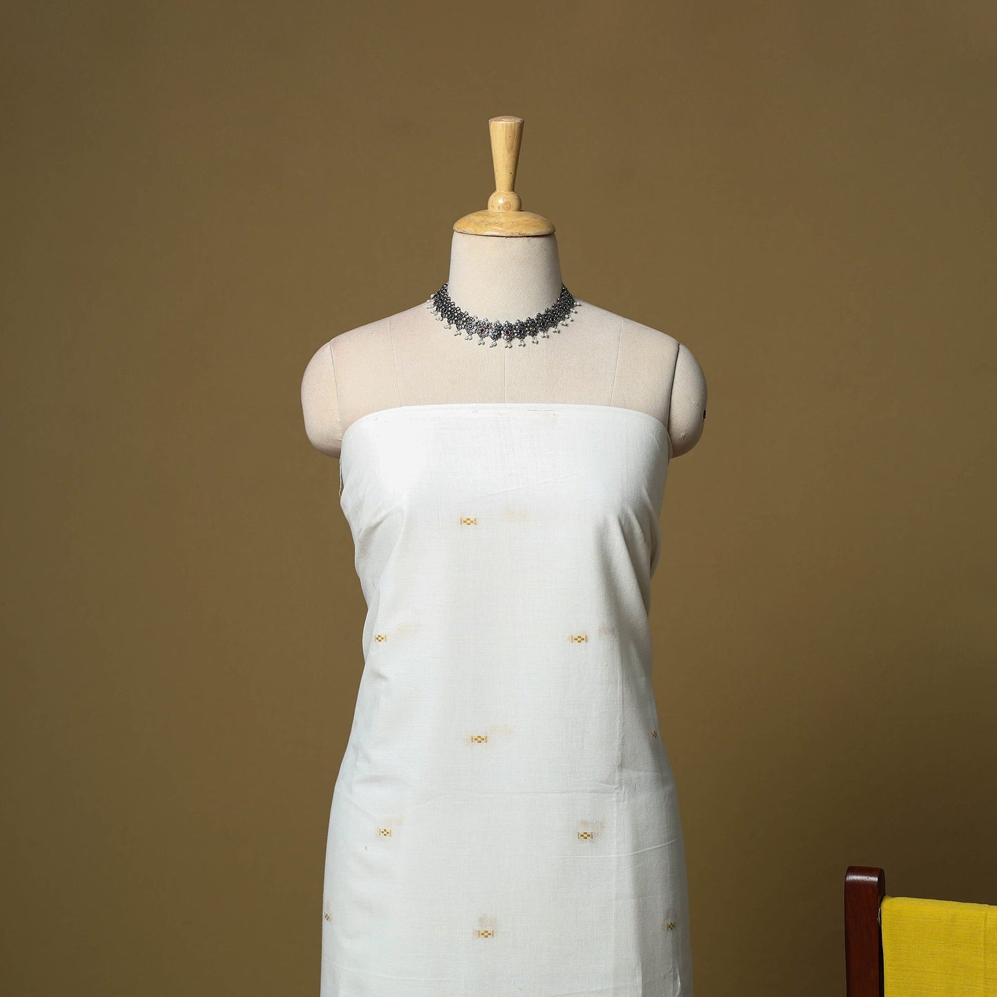 Pure cotton jacquard 3pc unstitched dress material 13