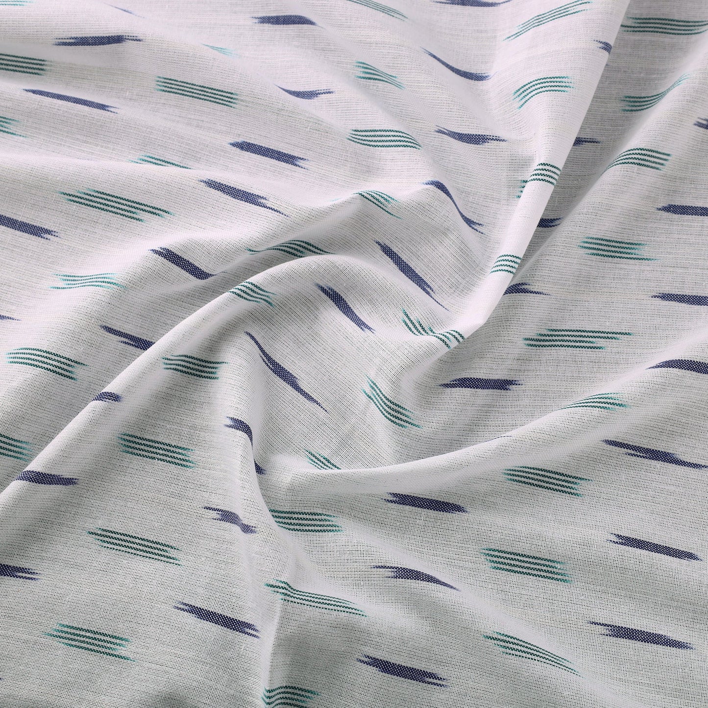  Pure Cotton Pochampally Ikat Fabric Online in India