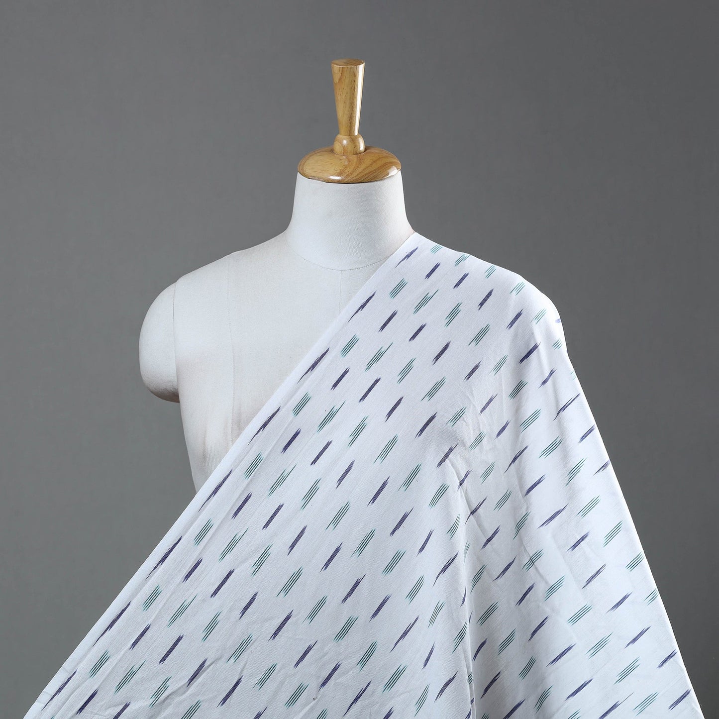  Pure Cotton Pochampally Ikat Fabric Online in India