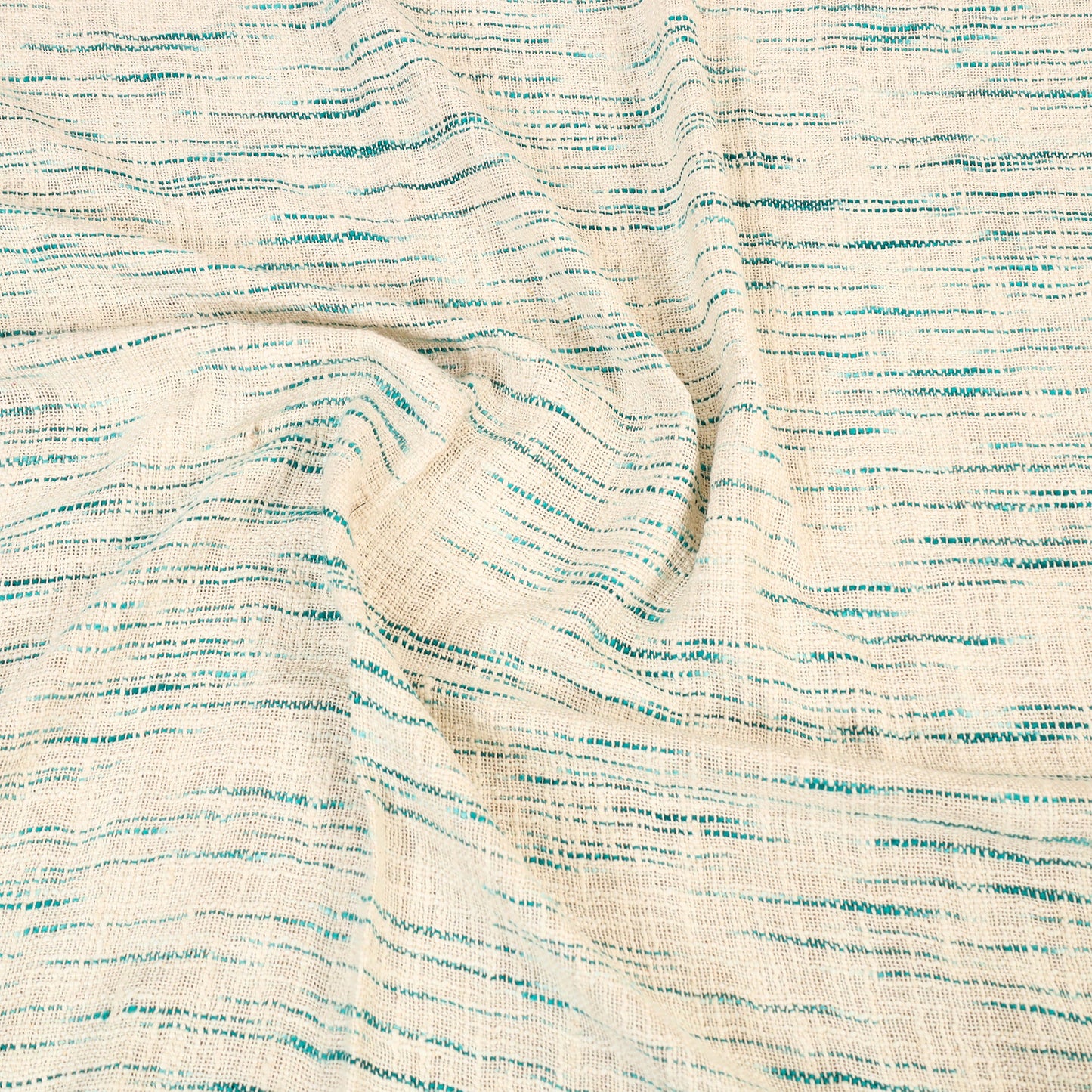 White - pure handloom cotton double bed cover from bijnor