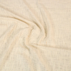 White - pure handloom cotton double bed cover from bijnor