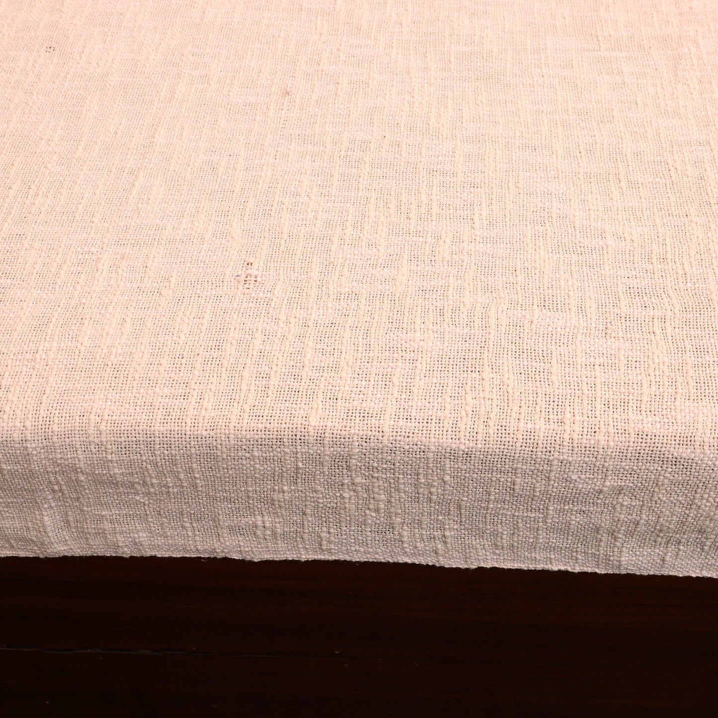 Off white - pure handloom cotton double bed cover