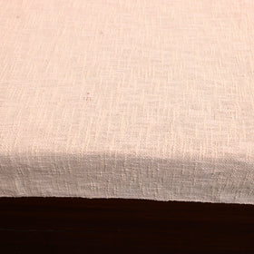 Off white - pure handloom cotton double bed cover