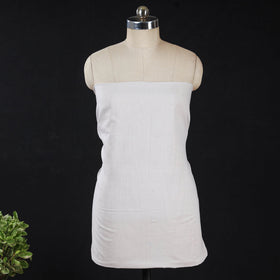 White - pure handloom thread buti mul cotton kurta material