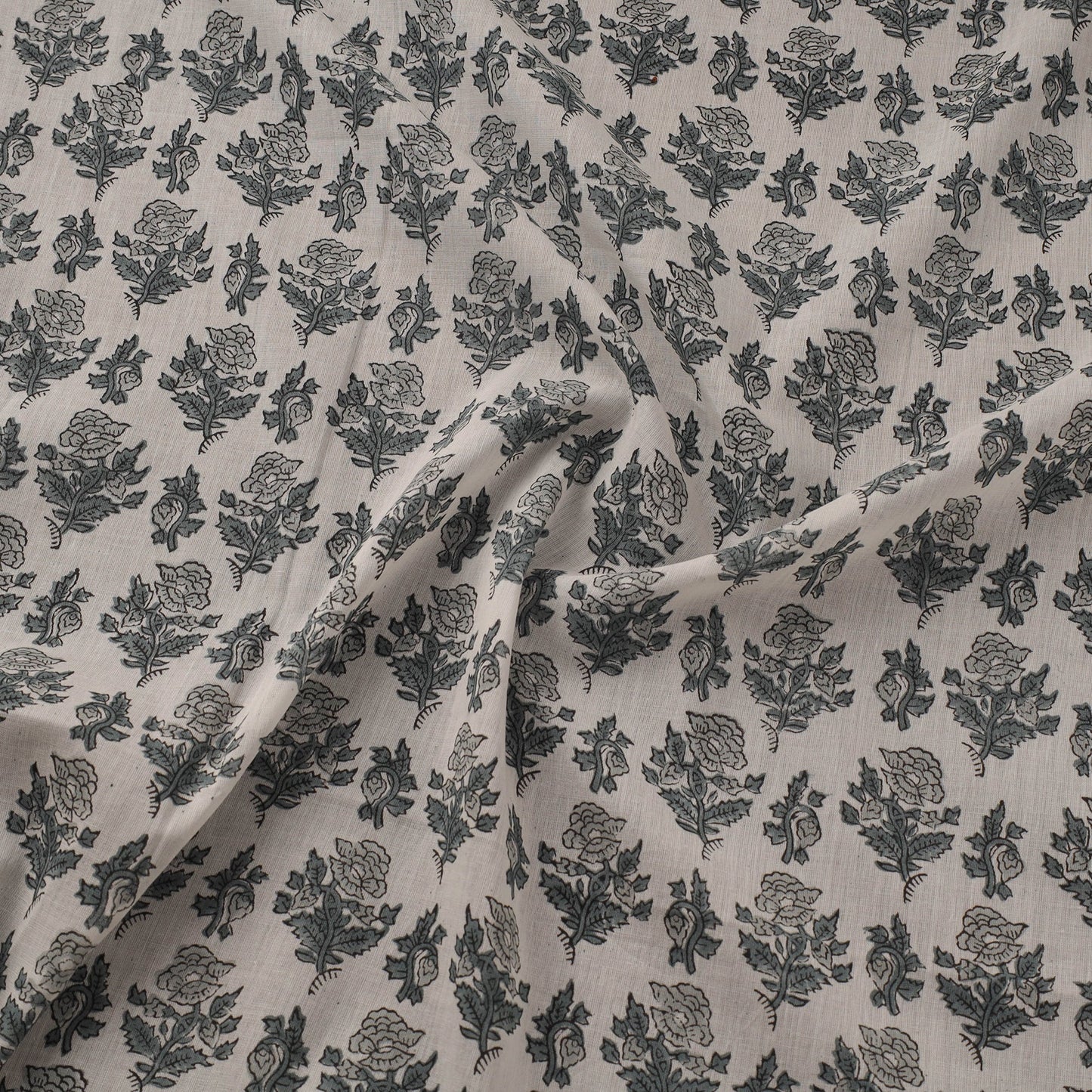 Pure mul cotton hand sanganeri fabric 18 - handcrafted