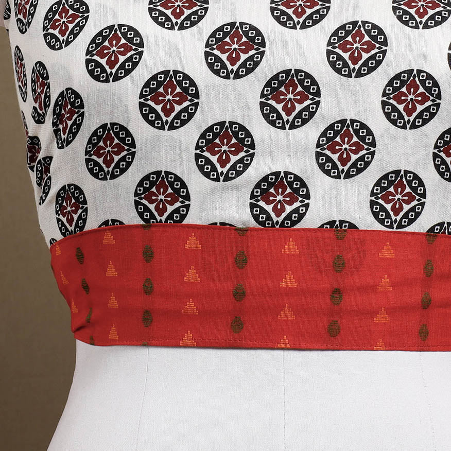  Block Printed Blouse Piece
