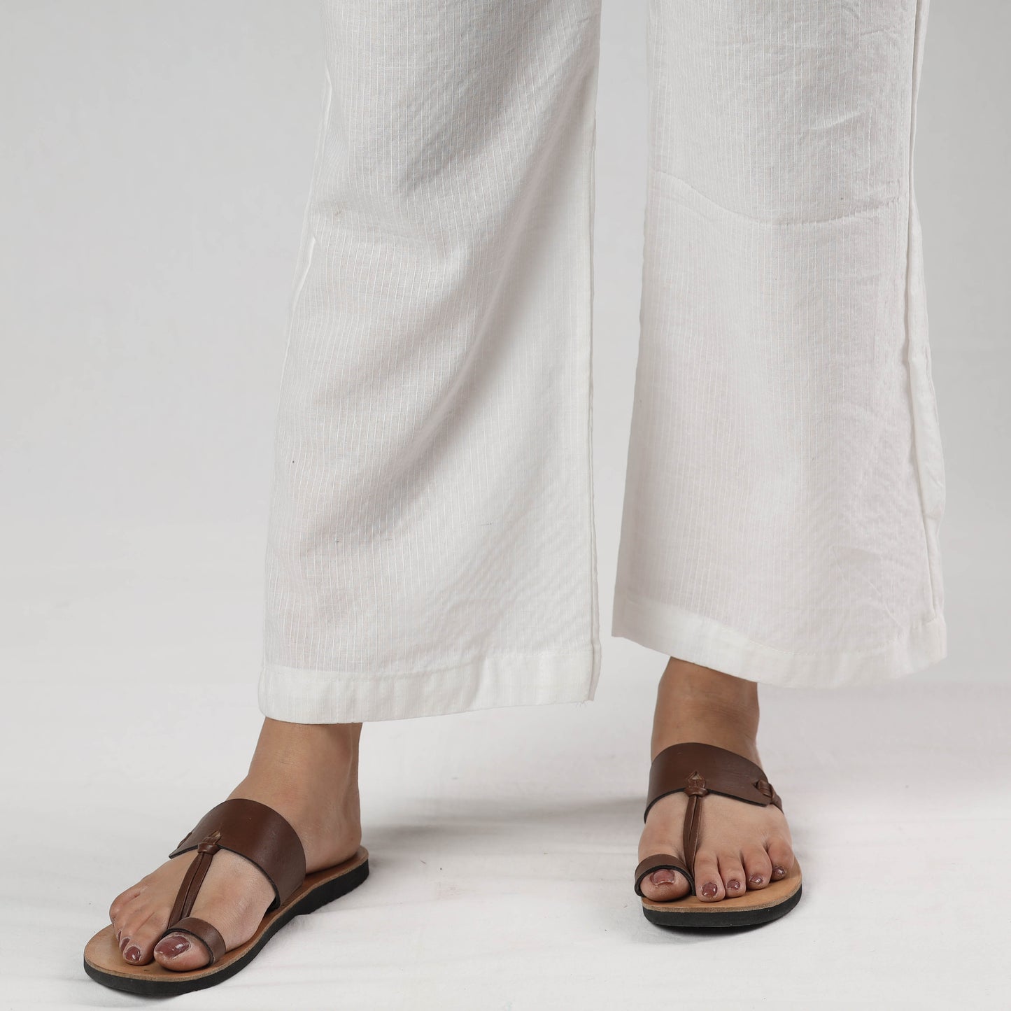 Buy Running Stitch Cotton Palazzo by iTokri Casuals Online at iTokri.com