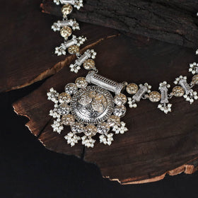 Saanjh Saaj Classic German Silver Necklace Set