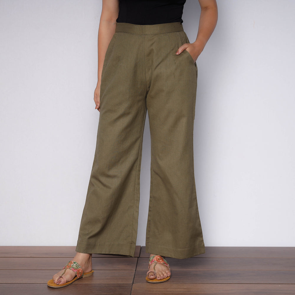  Sanganeri Hand Block Printed Cotton Long Kurta with Palazzo Set 