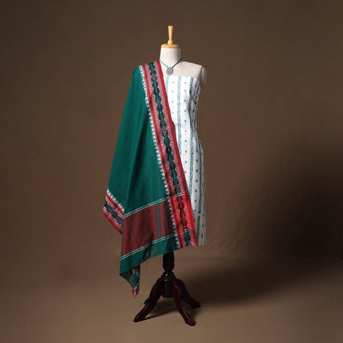 Sambalpuri ikat cotton 2pc unstitched dress material