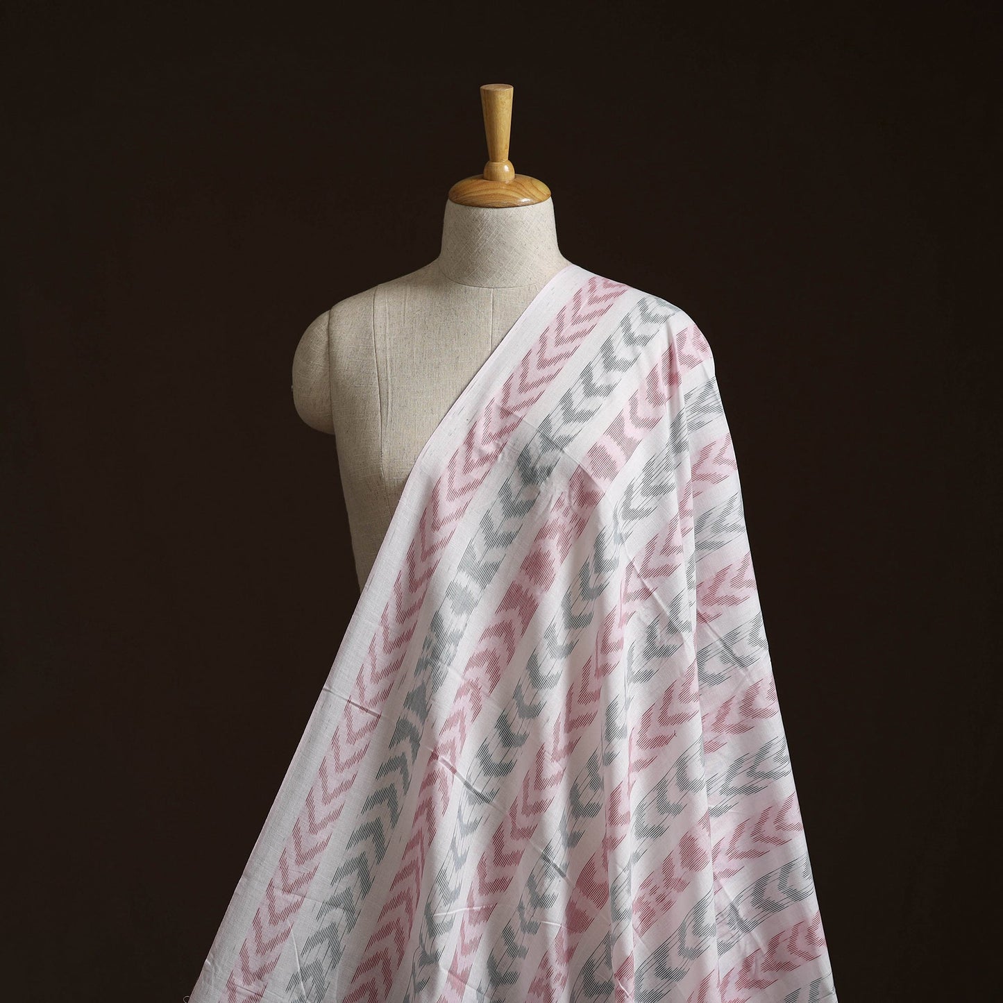 Sambalpuri ikat cotton fabric 03 - handcrafted