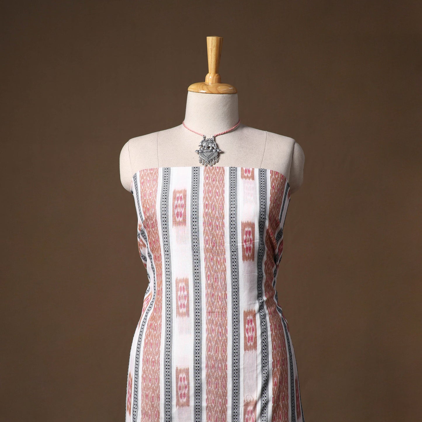 Sambalpuri ikat handloom cotton 2pc unstitched dress