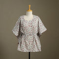 Sanganeri Block Print Cotton Kaftan (Short)