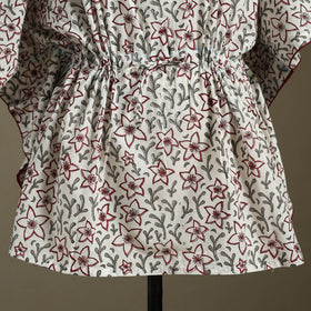 Sanganeri Block Print Cotton Kaftan (Short)