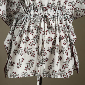 Sanganeri Block Print Cotton Kaftan (Short)