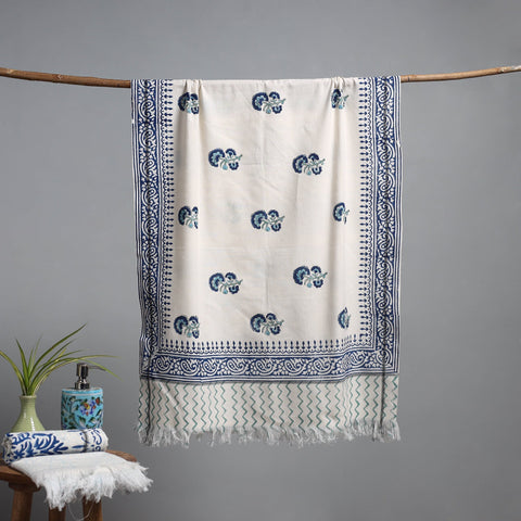Sanganeri handloom towel 03 - handcrafted