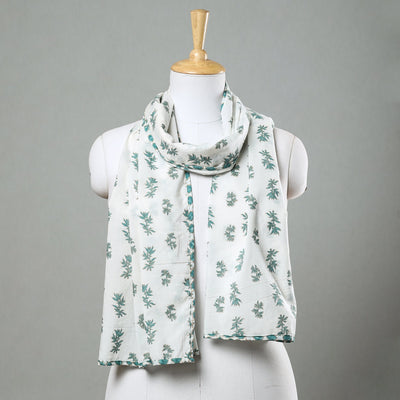  Sanganeri Block Printed Cotton Stole 