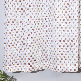 Sanganeri printed cotton window curtain (5 x 3 feet)